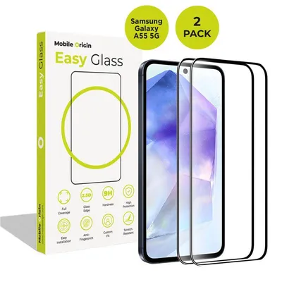 Immagine prodotto di Custodia Easyglass per Samsung Galaxy A55 5G, confezione da 2