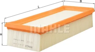 Produktbild von Luftfilter MAHLE LX 632 für MG MGF (RD) Filtereinsatz