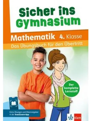 Obrázek produktu pro Klett Sicher ins Gymnasium Mathematik  4. Klasse