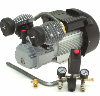 Produktbild von DRUCKLUFT KOMPRESSOR AGGREGAT 10bar V-Zylinder 356L 3PS 230V ELEKTROMOTOR 44316