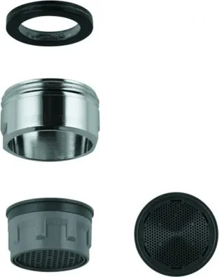 Produktbild von GROHE Laminar-Strahlregler 49015, Außengewinde, M 24 x 1, Durchflussklasse C, chrom