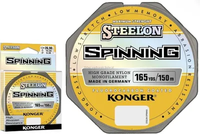 Produktbild von 0,14 KONGER STEELON Spinning Angelschnur  Fluorocarbon Coated 0,14/150m