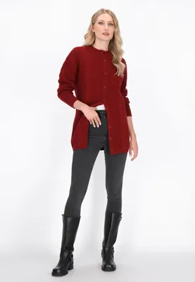 Produktbild von SAPORTA damen pullover - rotwein, M/L
