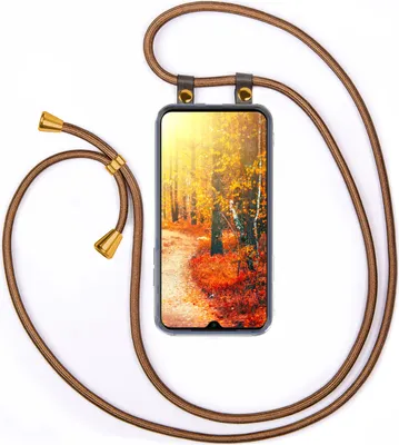 Produktbild von UMHÄNGEHÜLLE + KORDEL für Xiaomi Redmi Note 7, Farbe:Shiny Brown