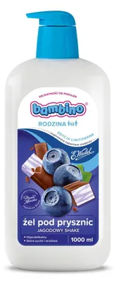 Produktbild von Bambino Rodzina & Wedel Duschgel mit Himbeer-Mandel-Duft, 1000 ml
