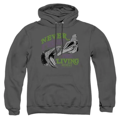 Productafbeelding van Beetlejuice - "Vertrouw de levenden nooit" hoodie voor heren/dames, uni model, TV38418 (XXL) (anthraciet), AI-gegenereerde afbeelding