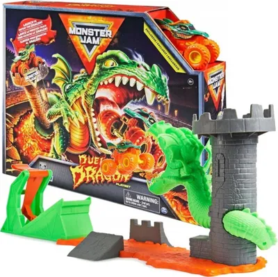 Produktbild von Spin Master Monster Jam Track Duell mit Drache