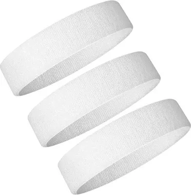 Produktbild von Schweißabsorbierende Sportkopfbänder 3er-Pack für Fitness und Sport