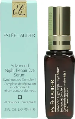 Produktbild von Estée Lauder Advanced Night Repair, Augenserum, 15 ml, Frauen, Anti-Aging, Antiaugenringe, Gegen Eintönigkeit, Anti-Falten, Feuchtigkeitsspendend, Jeder Hauttyp, Water\Aqua\Eau, Bifida Ferment Lysate, Caprylic/Capric Triglyceride, Dimethicone, Nylon-12, Cetyl...