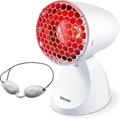 Produktbild von Infraroodlamp mit Sicherheitsrohr für Entspannung und Schmerzlinderung - 5 einstellbare Winkelstufen, inklusive Schutzbrille