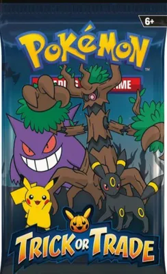 Produktbild von 1x Trick or Trade 2024 Booster - Englisch Trick or Treat PKM Halloween Booster+ Heartforcards® Versandschutz
