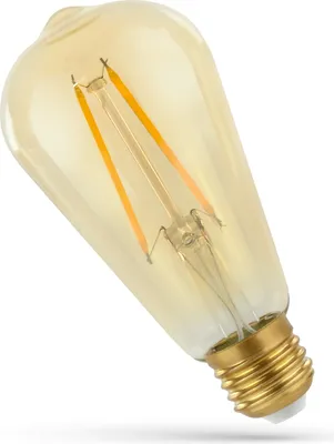 Obrázok produktu pre LED žiarovka Edison ST64 2W ~ 25W E27 číra zlatá retro žiara teplá biela 2700K