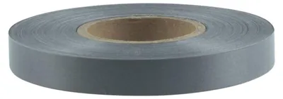 Produktbild von 5m Reflexband zum Annähen grau Reflektierendes Band Breitenwahl