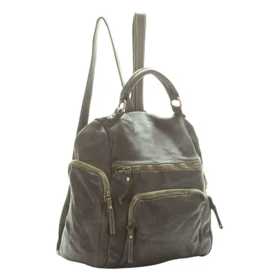 Produktbild von BZNA Rucksack Stella grün Backpacker Designer Rucksack Damenhandtasche