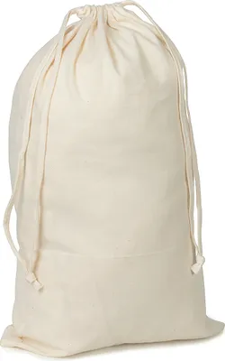 Produktbild von VBS Baumwollbeutel mit Kordelzug, 27 x 45 cm, Natur