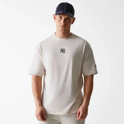Productafbeelding van T-shirt MLB New York Yankees, New Era, oversized, crème kleur