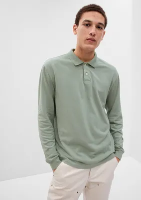 Produktbild von GAP Poloshirt Piqué Langarm