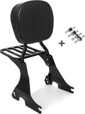 Zdjęcie produktu dla Sissy bar z bagażnikiem i zestawem dokującym do Harley Davidson Sportst