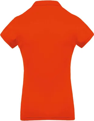 Produktbild von Kariban Damen Polo Shirt T-Shirt Poloshirt Polohemd Oberteil Basic, Größe:2XL, Farbe:Orange