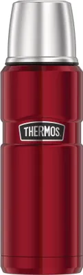 Produktbild von THERMOS STAINLESS KING BEVERAGE BOTTLE 0,47 Isolierkanne 470ml – Vorteilsset mit Reinigungsbürste CLEAN FIX 30 cm
