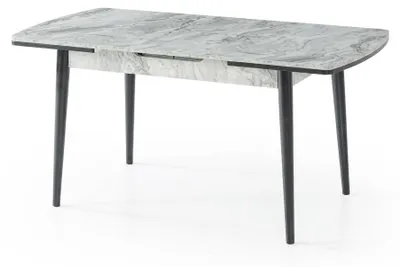 Obrázok produktu pre Jedálenský stôl, pohodlný, imitácia mramoru, rozťahovací, moderný, štýlový