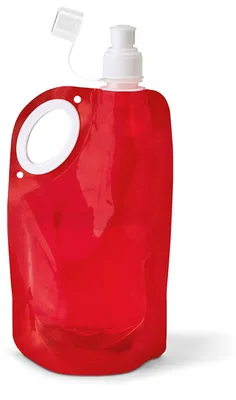 Produktbild von Wasserflasche/Getrankeflasche faltbar - rot - Kunststoff - 770 ml