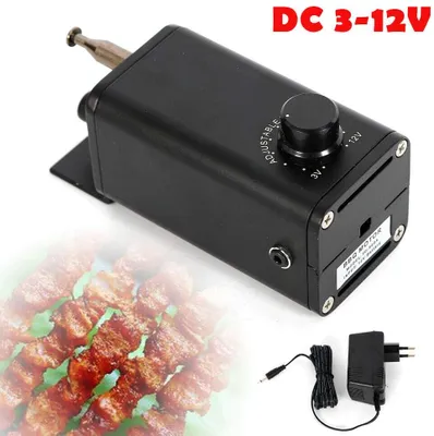 Obrázek produktu pro 28KG BBQ Grill Motor Gear Motor pro grilovací rožeň Rotisserie DC3-12V 15W