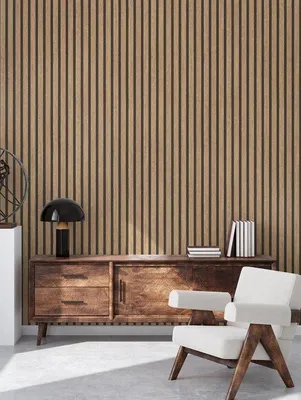 Image de Panneau acoustique aspect bois brun 10 m x 0,5 m