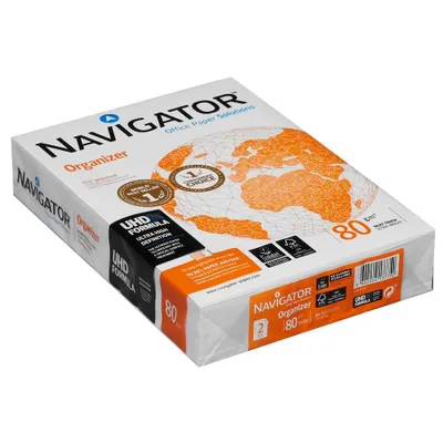 Produktbild von Navigator Kopierpapier Organizer 82479A80S DIN A4 ws 500 Bl./Pack.