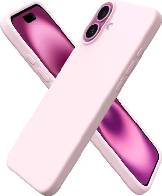 Produktbild von iPhone 16 Plus Hülle Silikon 6,7 Zoll Kratzfeste dünne Handyhülle 2024 - Rosa