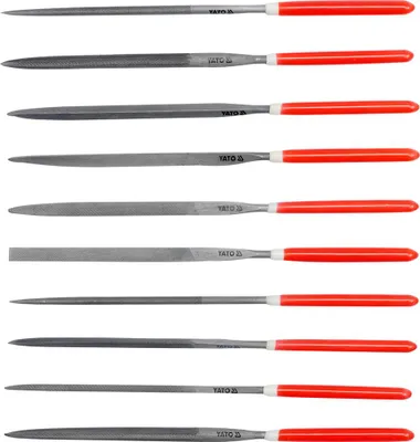 Obrázek produktu pro Sada pilníků jehlových 5 x 180 mm 10 ks