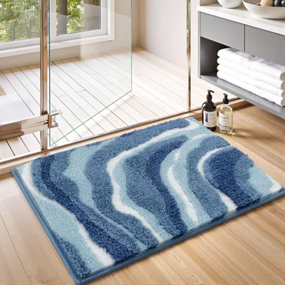 Produktbild von Badmatte Antirutsch, Mikrofaser, 45 x 65 cm, für Badezimmer