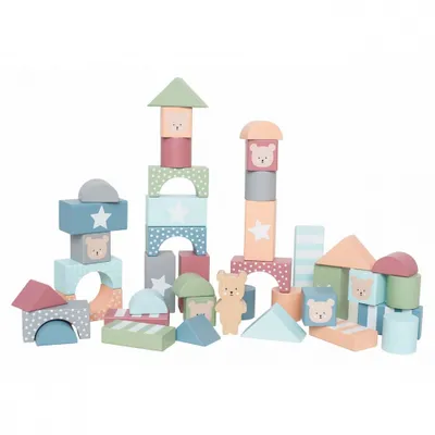 Produktbild von JaBaDaBaDo Building blocks teddy, 2 Jahr(e), 49 Stück(e), Holz