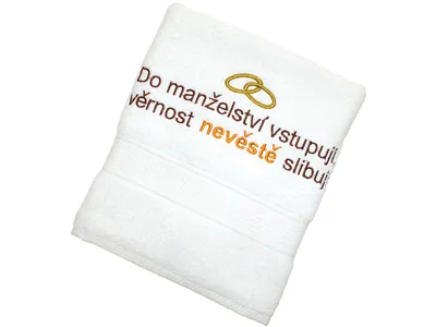 Obrázek produktu pro Osuška pro ženicha