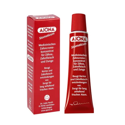Obrázok produktu pre Ajona Medical zubná pasta Zuby, ďasná a jazyk 25ml