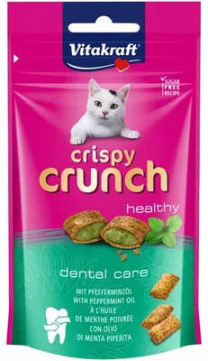 Obrázek produktu pro Vitakraft Crispy Crunch Dental, pamlsek pro kočky, 60 g