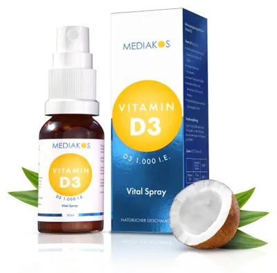 Produktbild von Vitamin D3 1,000 I.E. Mediakos Vital Spray, 20 ml SPR