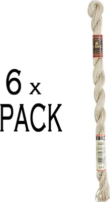 Produktbild von 6x DMC Perlenstickgarn Nr. 5, 15 m, 115ar/5-644