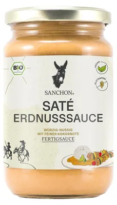 Image de Sanchon, sauce satay (340 g) - produit biologique