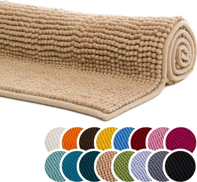 Produktbild von liebling - Badteppich, 60 x 100 cm, Fußbodenheizung geeignet, 100% Mikrofaser, marone