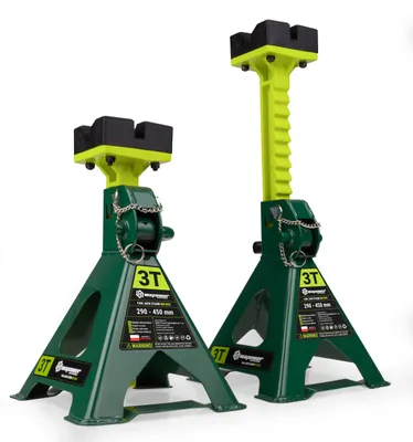 Produktbild von Unterstellböcke (Werkstattböcke) MAPOWER MPJS02, 2 Stück, 3 t, Höhenverstellung 290–450 mm