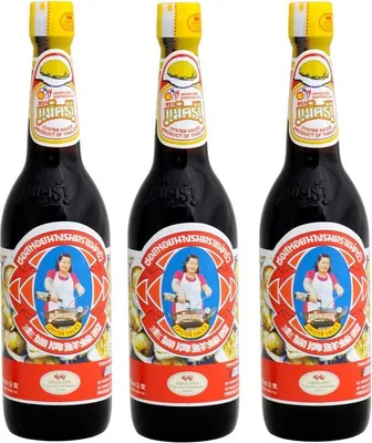 Produktbild von [ 3x 600ml ] MAEKRUA Austernsauce / Oyster Sauce / Product of Thailand