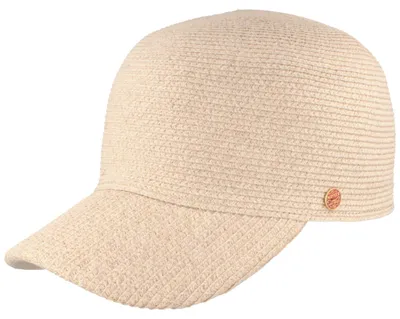 Mayser Borten Baseball Cap Teo meliert mit UV-Schutz 80 in beige