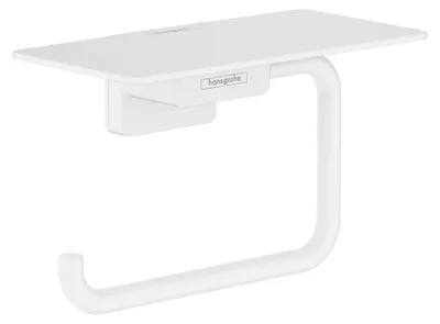 Produktbild von hansgrohe AddStoris Papierrollenhalter mit Ablage