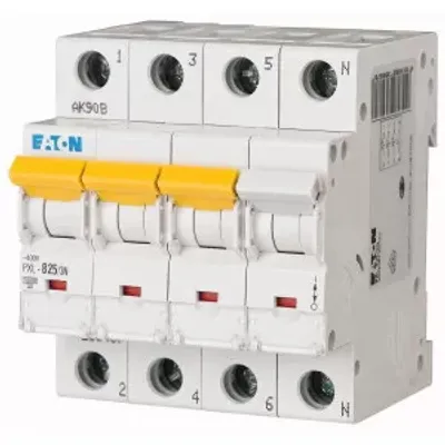 Produktbild von Eaton Leitungsschutzschalter, 25 A, 3p+N, Charakteristik: C 236529
