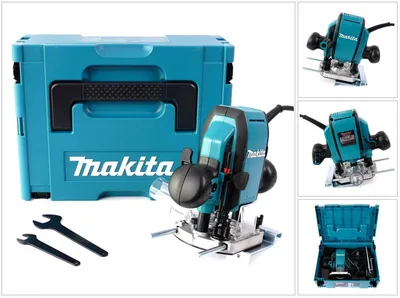 Immagine prodotto di Makita RP 0900 J - Pantografo da 900 watt 8 mm in valigetta sistema MAKPAC
