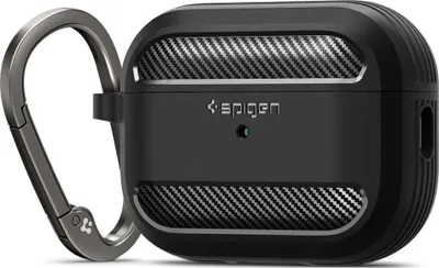 Produktbild von Spigen Rugged Armor, Hülle, Thermoplastische Polyurethane (TPU), Schwarz