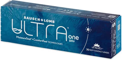 Productafbeelding van Bausch + Lomb Ultra ONEday sferische contactlenzen, 30 stuks, sterkte -6.00 dioptrie