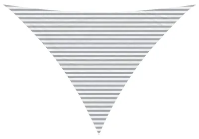 Produktbild von vidaXL Sonnensegel Hellgrau und Weiß 5 x 5 x 6 m