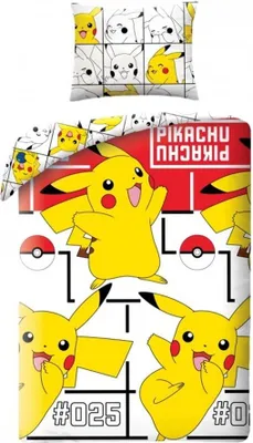 Produktbild von Bawełniana pościel Pokémon Pikachu No.025